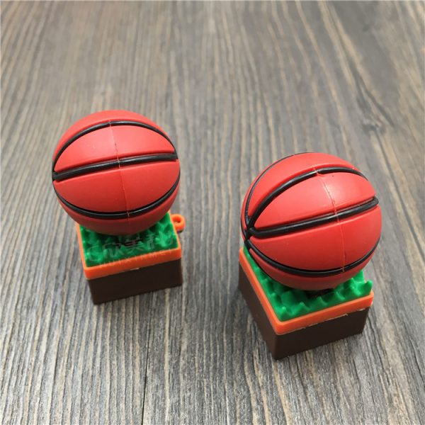 Creative Cartoon Basketball U Disk Basketball Round U Disk Basketball