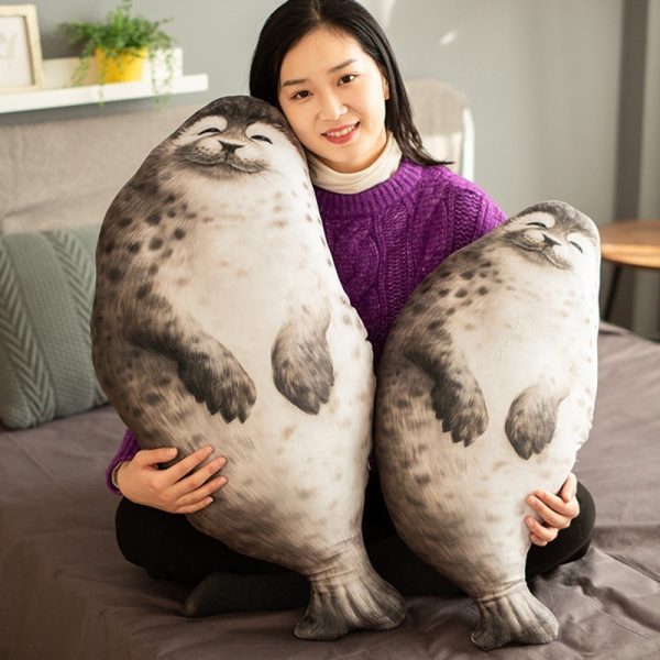 Imitation seal doll cuddle plush toy