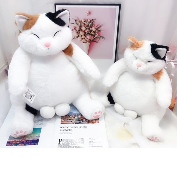 Cute Lazy Egg Cat Doll Doll Plush Toy Catching Machine Doll Customization