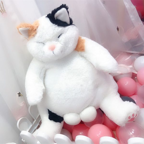 Cute Lazy Egg Cat Doll Doll Plush Toy Catching Machine Doll Customization