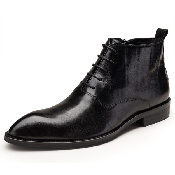 Tie-up Martin Boots Business Leather Tide